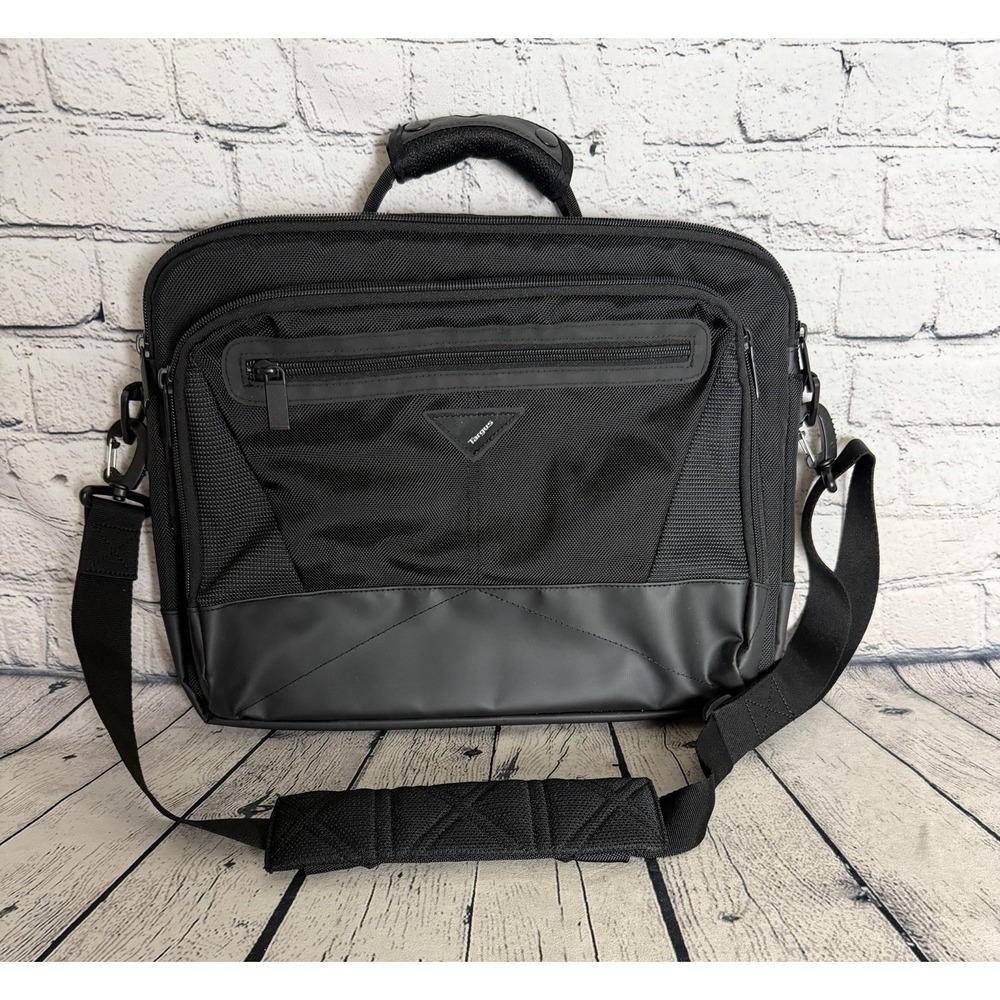 New Targus Large Laptop/Messenger Bag In Black